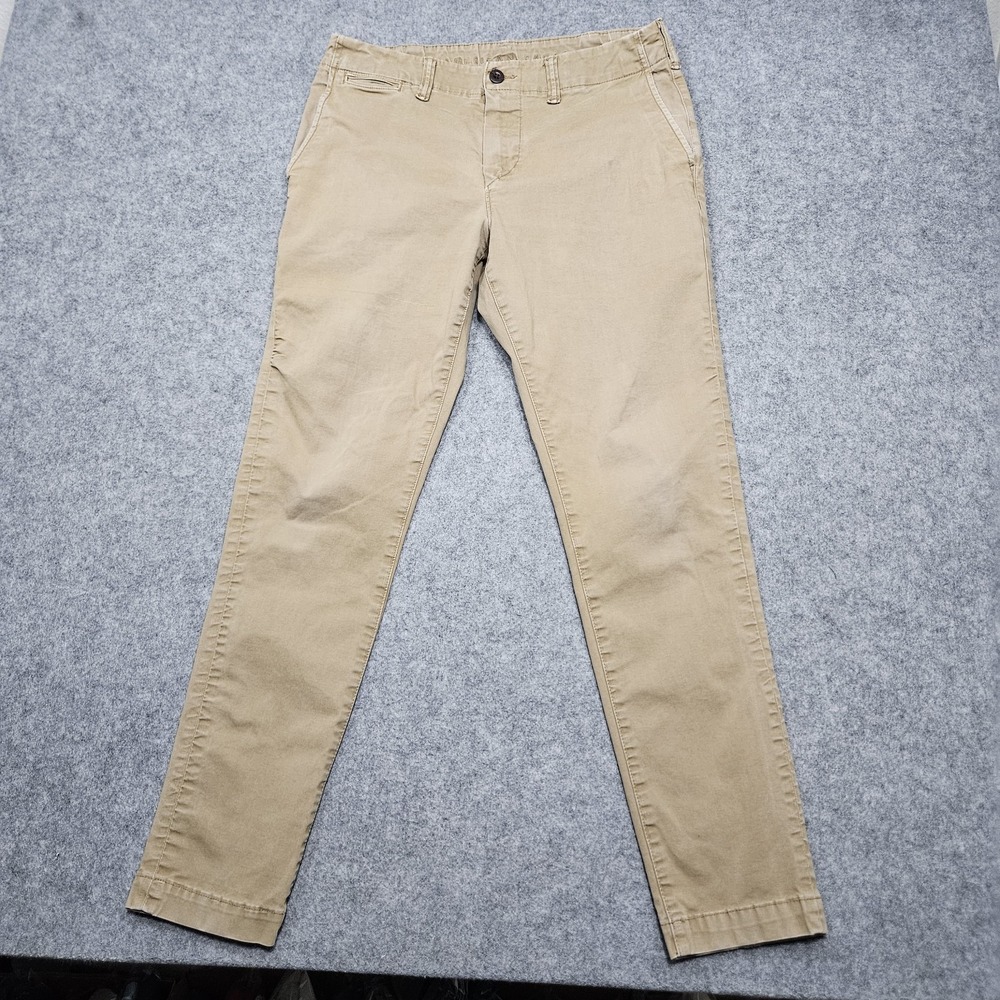 American Eagle Pants Mens 32x32 Brown Original Fit Khaki Straight Academia